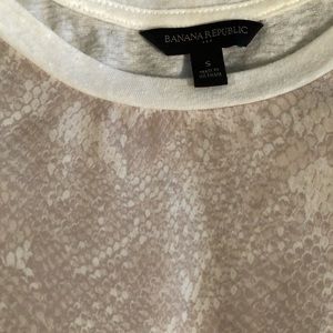 Banana Republic snake skin looking t-shirt